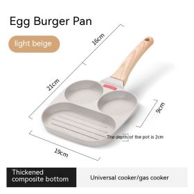 Convenient Omelet Tool Three-in-one Non-stick Pan