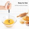 Hand Push Rotary Whisk Blender Versatile Milk Frother Mixer Stirrer Kitchen Tool