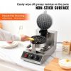 VEVOR Commerical Round Waffle Maker 1300W Rotatable Non-Stick Waffle Iron 120V