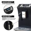 Espresso Machine with Milk Frother - Fully Automatic for Perfect Coffee, Black