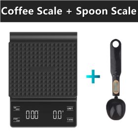 3kg/0.1g Digital kitchen Weight Grams Electronic Balance High Precision Coffee Scale Portable With Timer Food Espresso Powder (Color: 2 Scales)